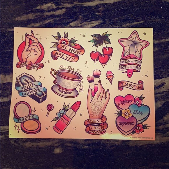 Jeffree Star Other - Jeffree Star Cosmetics Stickers ⭐️